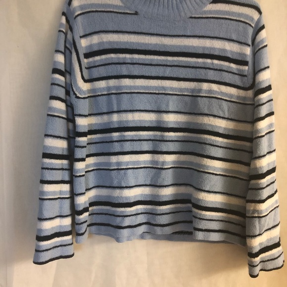 Quirky Blue Striped Sweater - Picture 2 of 4